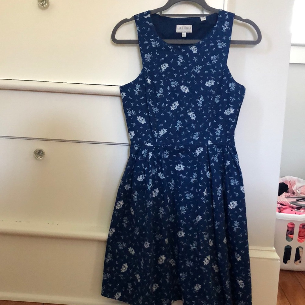 Jack Wills Blue Floral Dress !!!